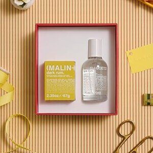 NWT: Malin + Goetz Perfume Oil + Candle Duo Sweet & Soft Fragrance Set